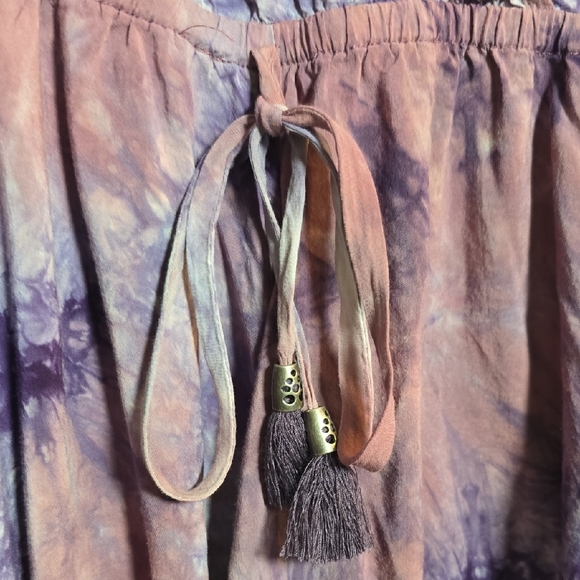 Lovestitch Womens Size M Medium Purple Tie-Dye Romper - Picture 4 of 6